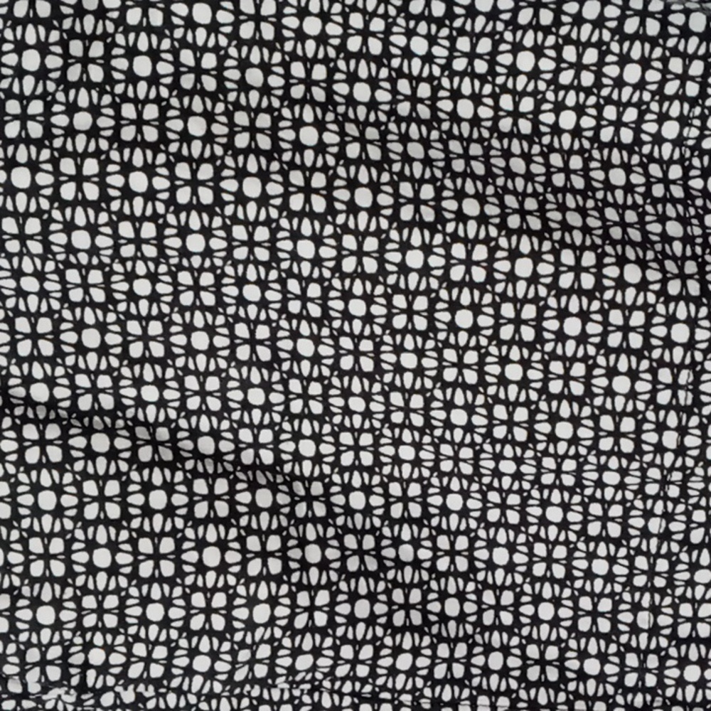 Loft Black/White Patterned Shorts Size 10 - Picture 4 of 5
